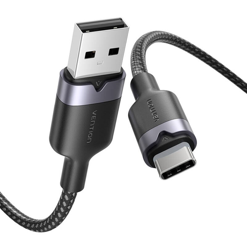 USB 2.0 A - USB-C 3A kaapeli Vention CTNBF 1 M (musta)