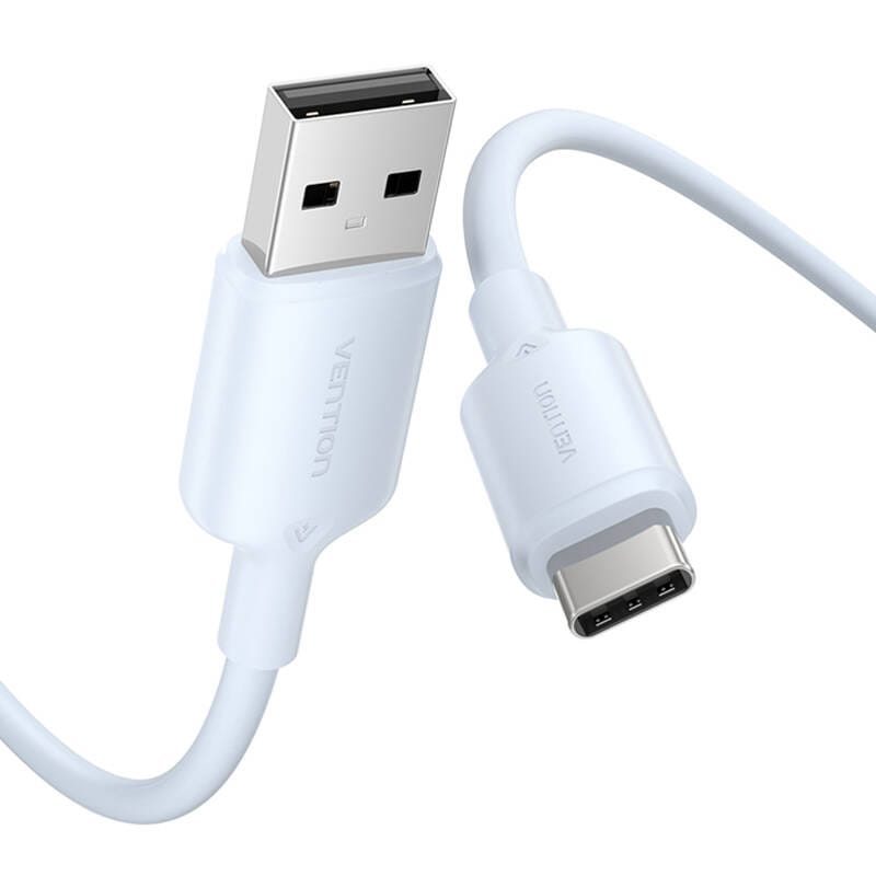 USB 2.0 A - USB-C 3A kaapeli Vention CTQLF 1M (sininen)