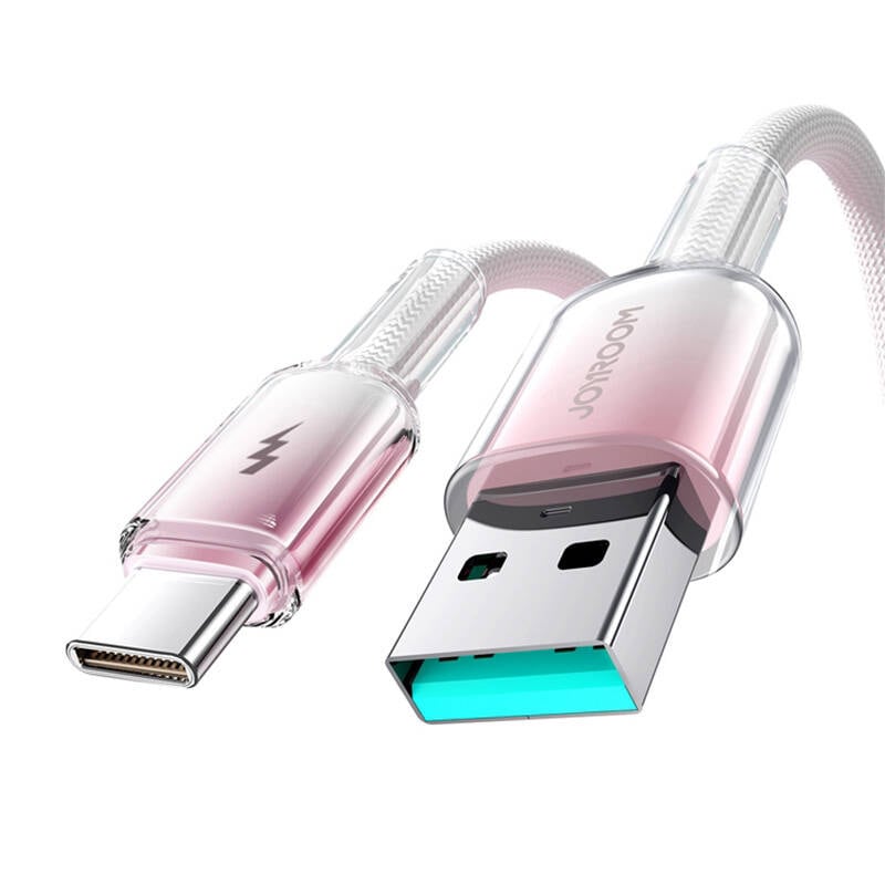 Joyroom S-A42 3A USB-A USB-C-kaapeli 1.2m biały