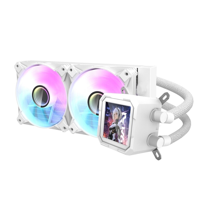 Darkflash DV240S CPU-vedenjäähdytin (valkoinen)