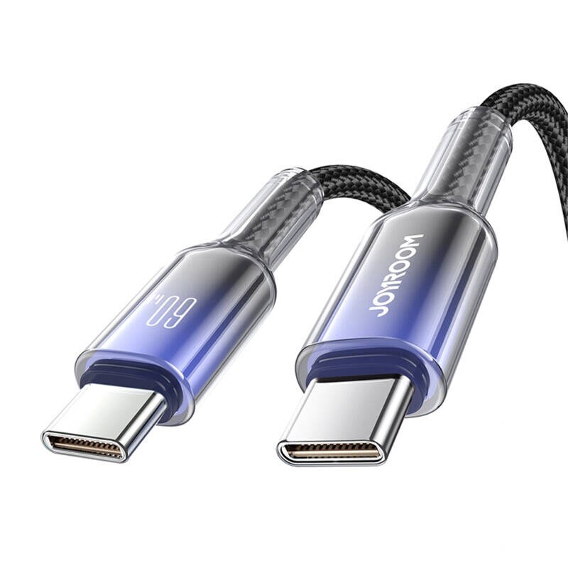 Joyroom S-A42 60W USB-C-kaapeli 1,2m musta