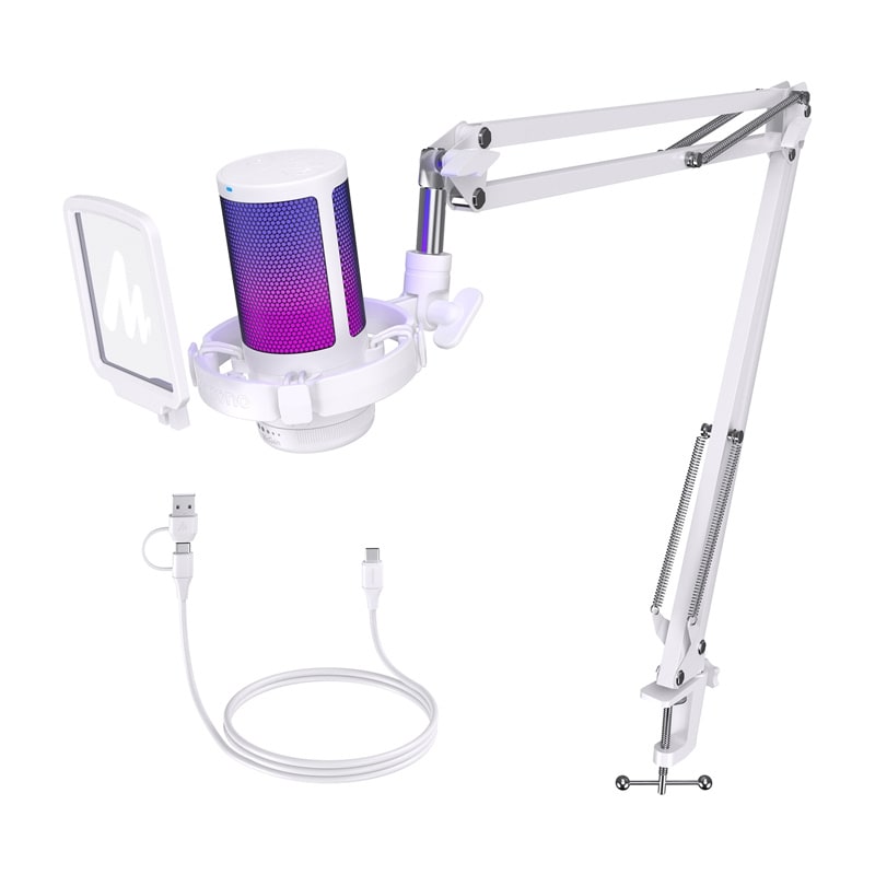 Maono DGM20S mikrofoni (valkoinen)