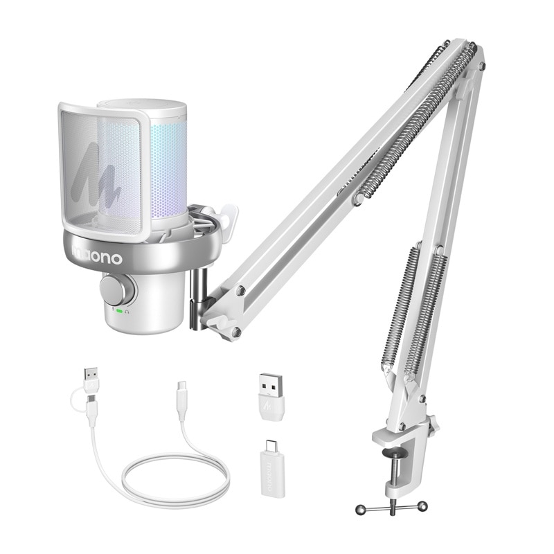 Maono DM40 S Pro mikrofoni (valkoinen)