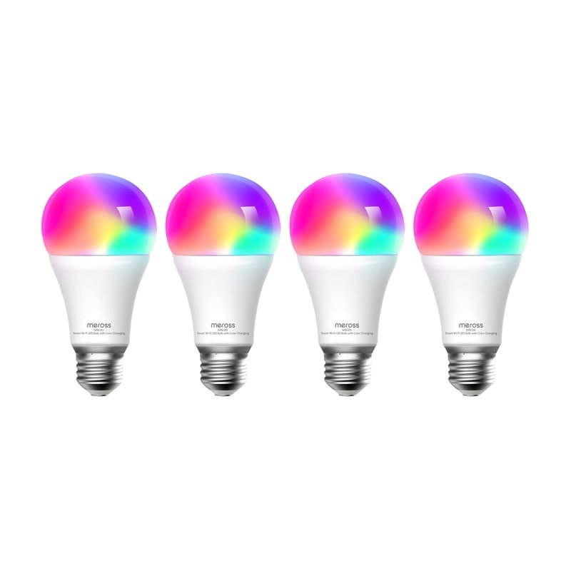 Meross MSL120 WiFi-älykäs LED-lamppu (HomeKit) (neljän kappaleen pakkaus)