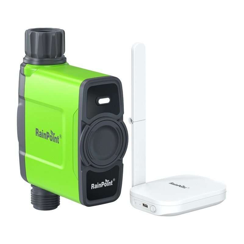RainPoint Wifi 1-vyöhykkeen kasteluohjain yhdyskäytävällä varustettuna