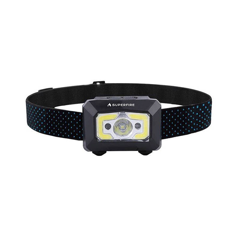 Superfire X30 -ajovalaisin, 340 lm, USB, 5 tilaa, 130 m