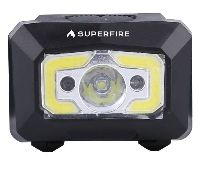 Superfire X30 -ajovalaisin, 340 lm, USB, 5 tilaa, 130 m