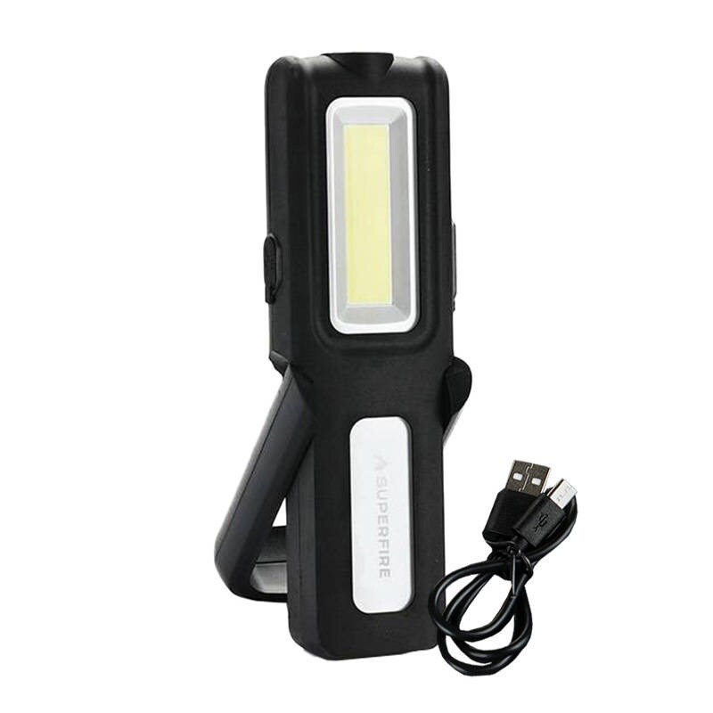 Korjaamon taskulamppu Superfire G12, 566lm, USB