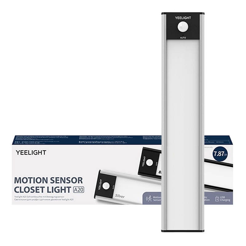 Yeelight kaappivalo hopea 20cm 2700K