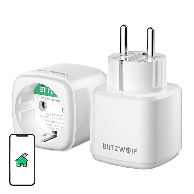 Älykäs pistorasia Blitzwolf BW-SHP15, ZigBee, 3680W