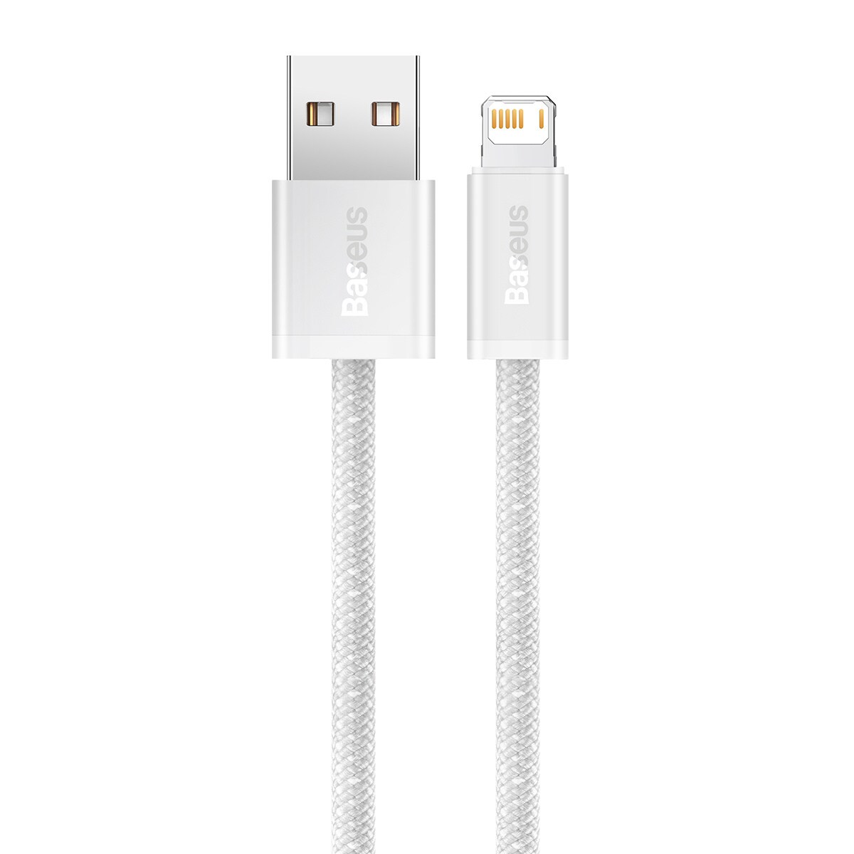 Baseus Dynaaminen kaapeli USB-Lightning, 2.4A, 2m (valkoinen)