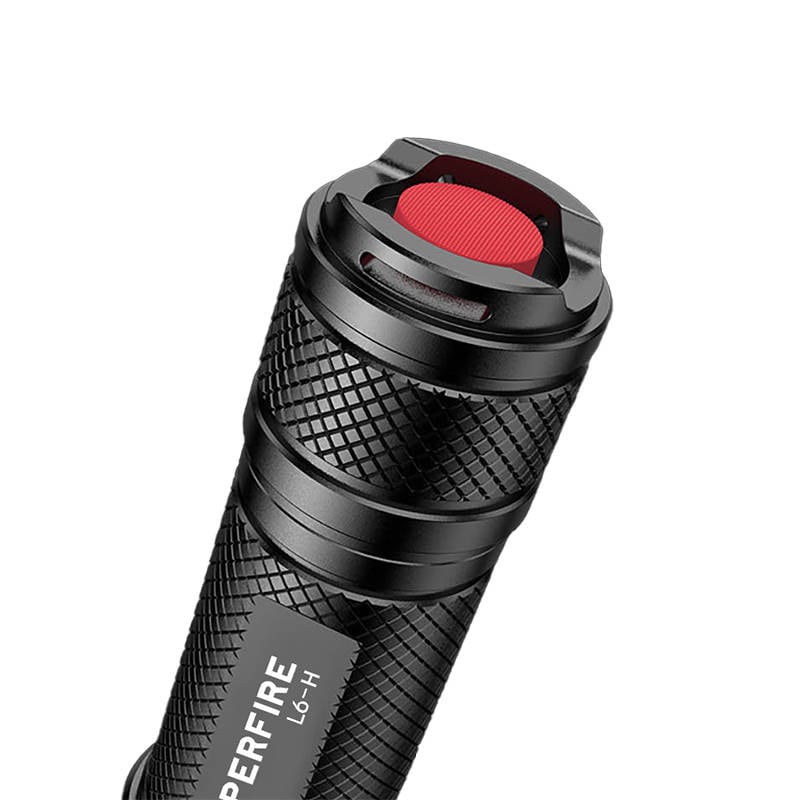 Superfire L6-H taskulamppu, 900 lm, 15W, USB-C, 5 toimintatapaa