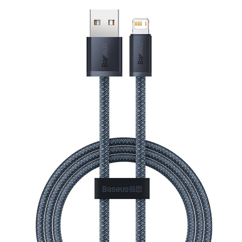Baseus Dynamic Series -kaapeli USB-Lightning, 2.4A, 2m (harmaa)