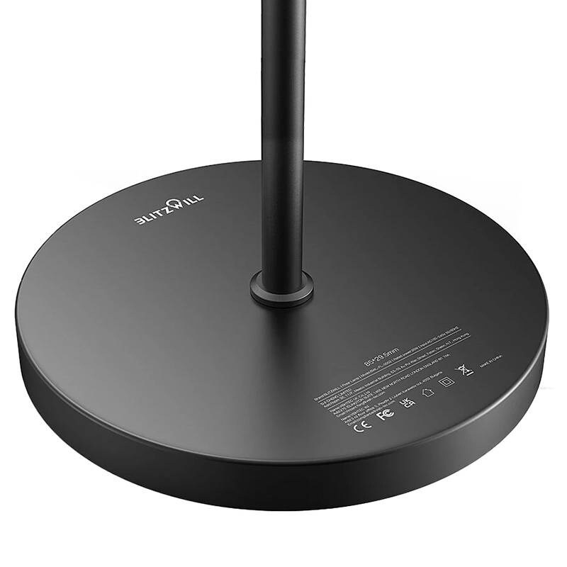 Kaksoislattiavalaisin kaukosäätimellä BlitzWill BWL-FL-0001, 36W (musta)