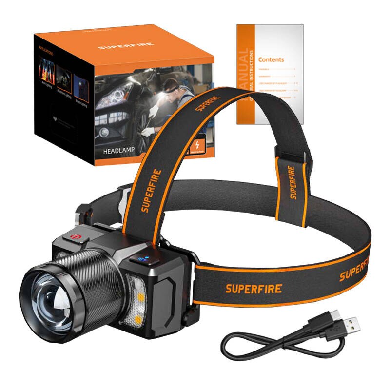 Ajovalo Superfire HL25, 700lm, USB-C