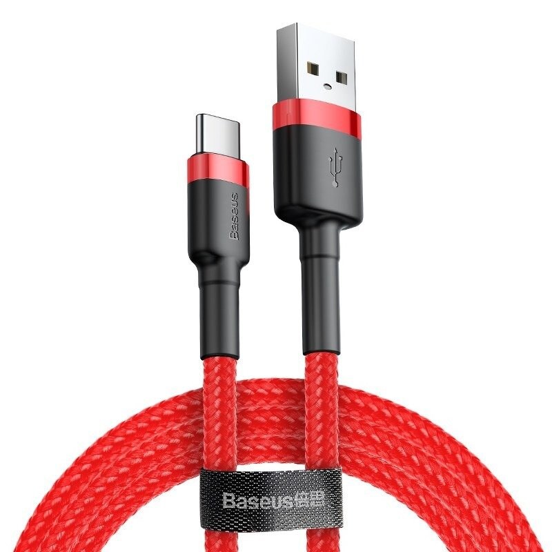 Baseus Cafule-kaapeli USB-C 2A 2m (punainen)