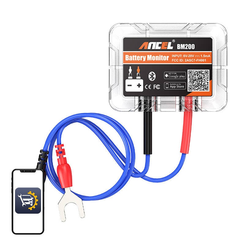 Bluetooth-paristotesteri Ancel BM200 6-20V DC