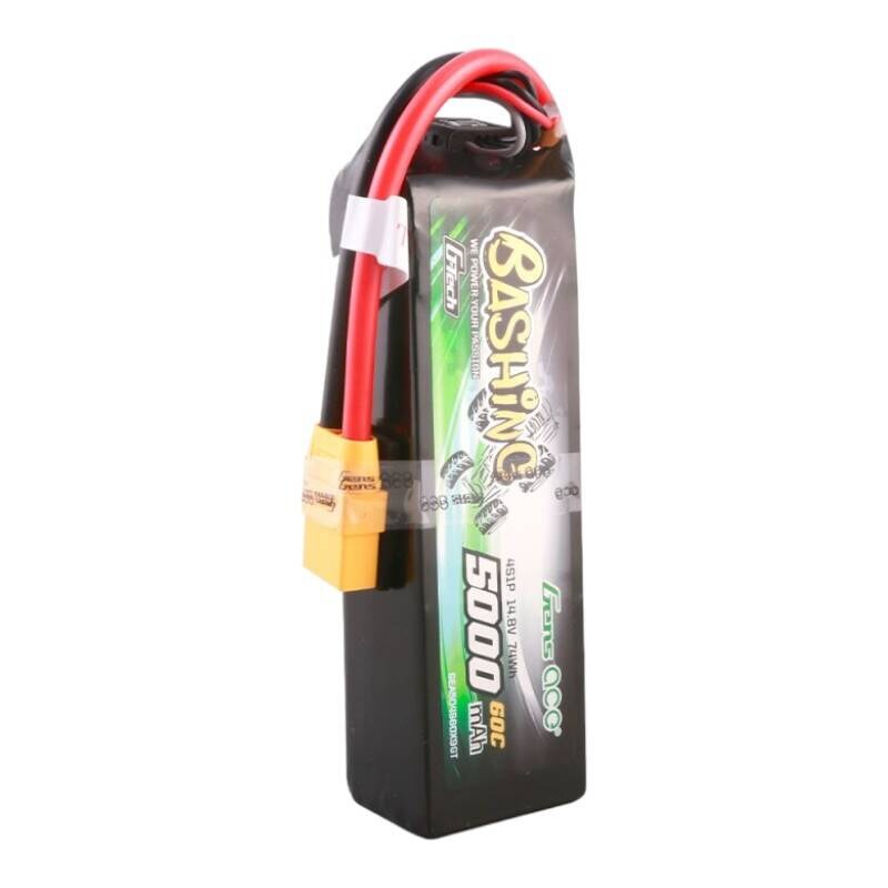 Gens ässä G-Tech 5000mAh 14.8V 4S1P 60C Lipo akkupaketti XT90 Plug-Bashing sarjan kanssa
