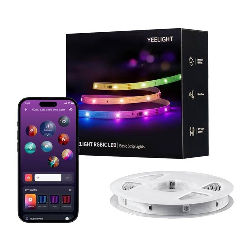 Pasek LED RGBIC Yeelight Led Basic Strip valot 12m
