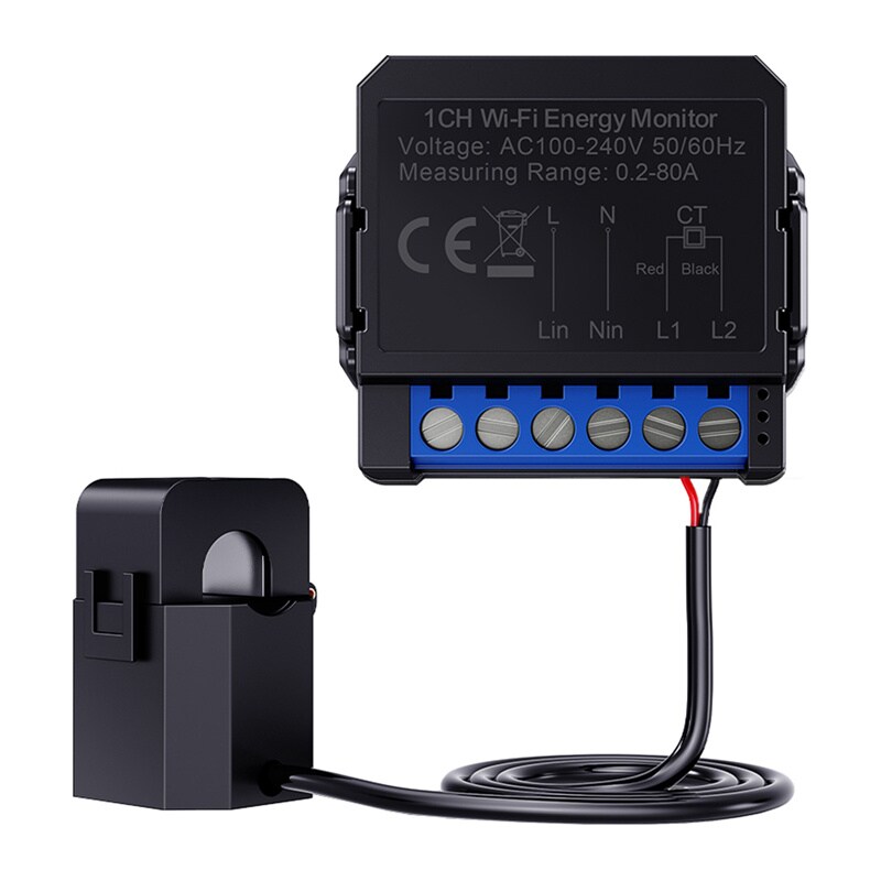 Avatto WiFi WPM16-1 älykäs kaksisuuntainen energiamittari