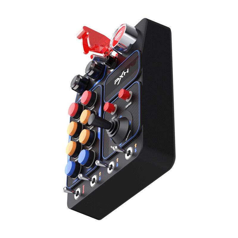PXN CB1 Sim Racing Ohjauspaneeli – 30 Ohjelmoitavaa Painiketta, RGB-Valaistus ja USB-C