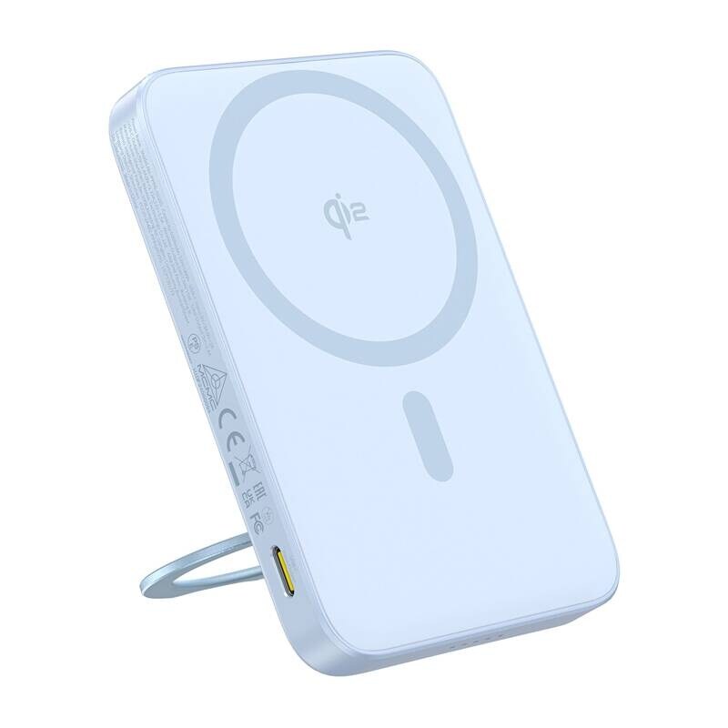 Baseus Powerbank jalustalla PicoGo Qi2 5000mAh 20W (sininen)
