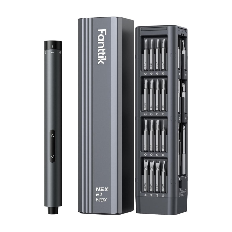 Fanttik E1 Max 3.7V sähköinen ruuvimeisselisarja (harmaa)