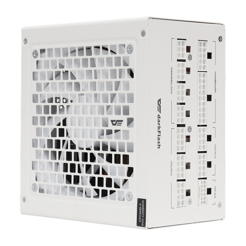 DarkFlash PMT1050 tietokoneen virtalähde (valkoinen)