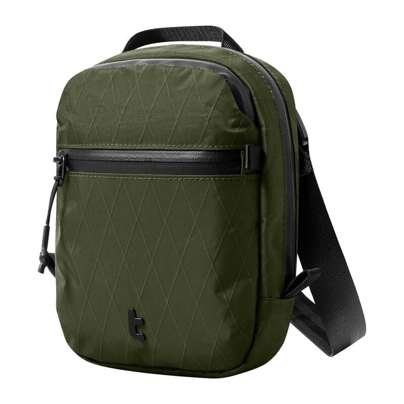TOMTOC Aviator-T37 matkalaukku olkahihnalla X-Pac 1.3L (vihreä)