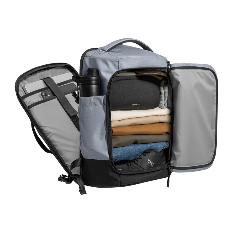 Tomtoc Navigator-T66 Liteway matkareppu, 17"/40L (harmaa)