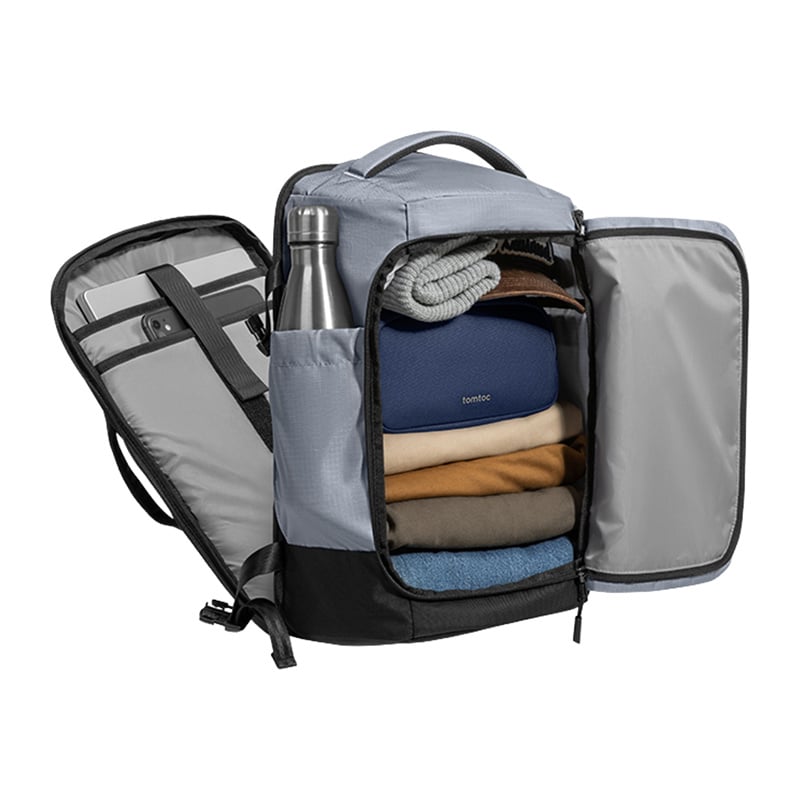 TOMTOC Navigator-T66 Liteway matkarinkka 28L (vaaleanharmaa)