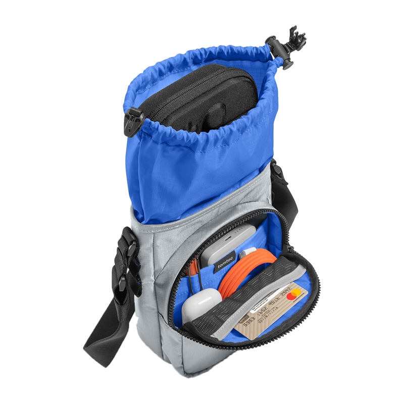 TOMTOC GameOn-G50 Switch 2 JoyCarry kantolaukku (harmaa)