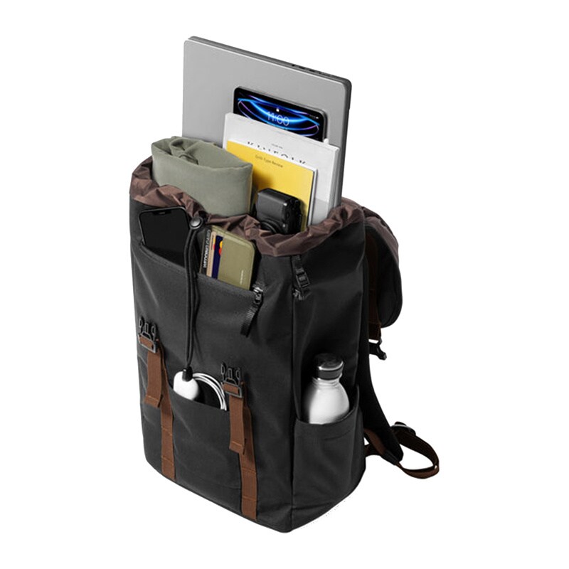 Kannettava tietokone reppu Tomtoc VintPack-TA1,15,6"/22L / 15,6'' (musta)