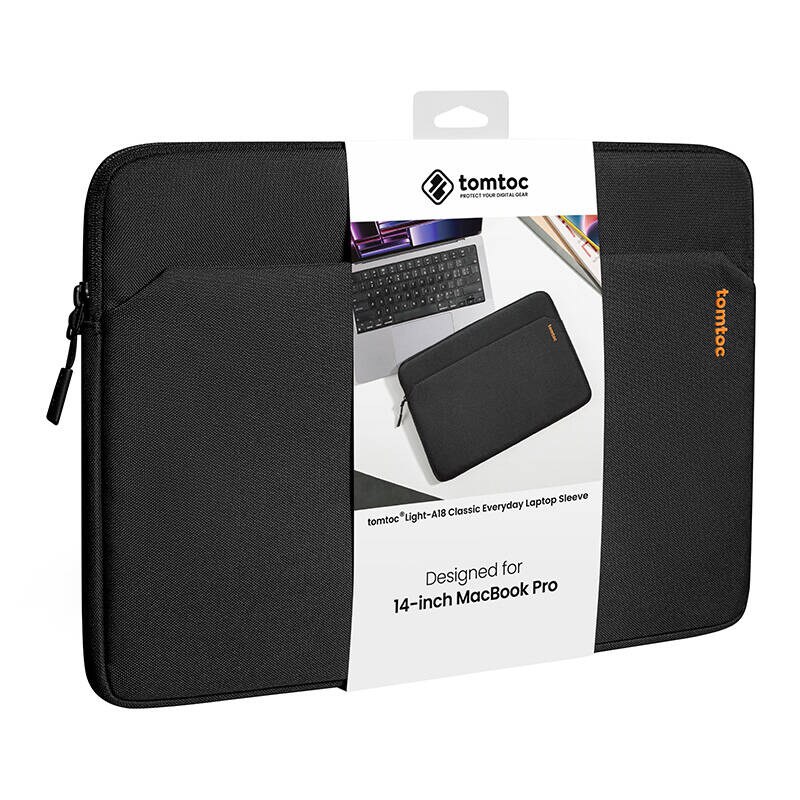 Kannettavan tietokoneen suojus 14'' Tomtoc Light-A18 (musta)