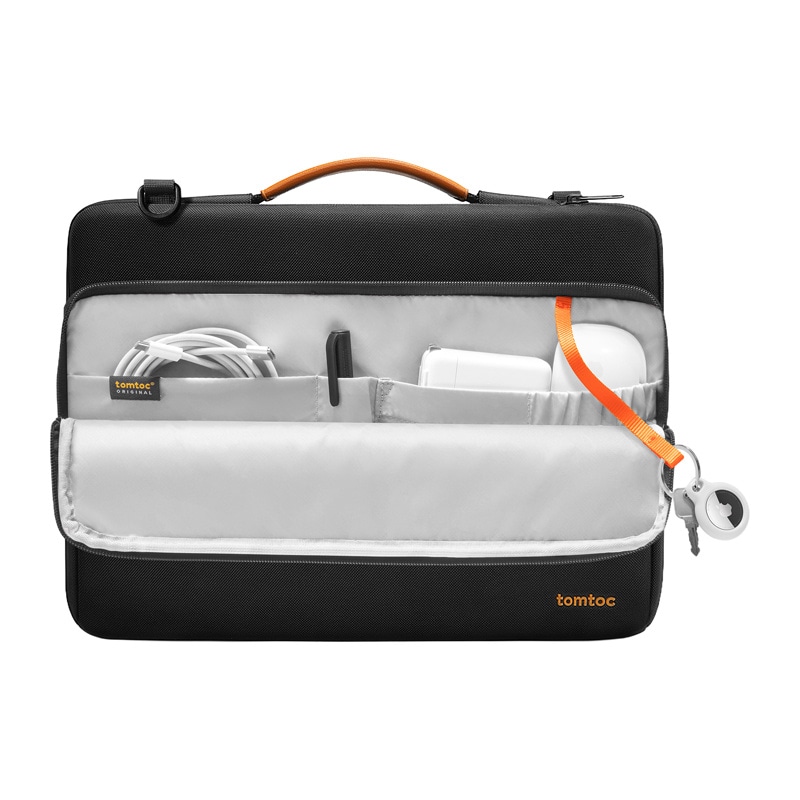 TOMTOC Defender-A40 kannettava olkalaukku 16" (musta)