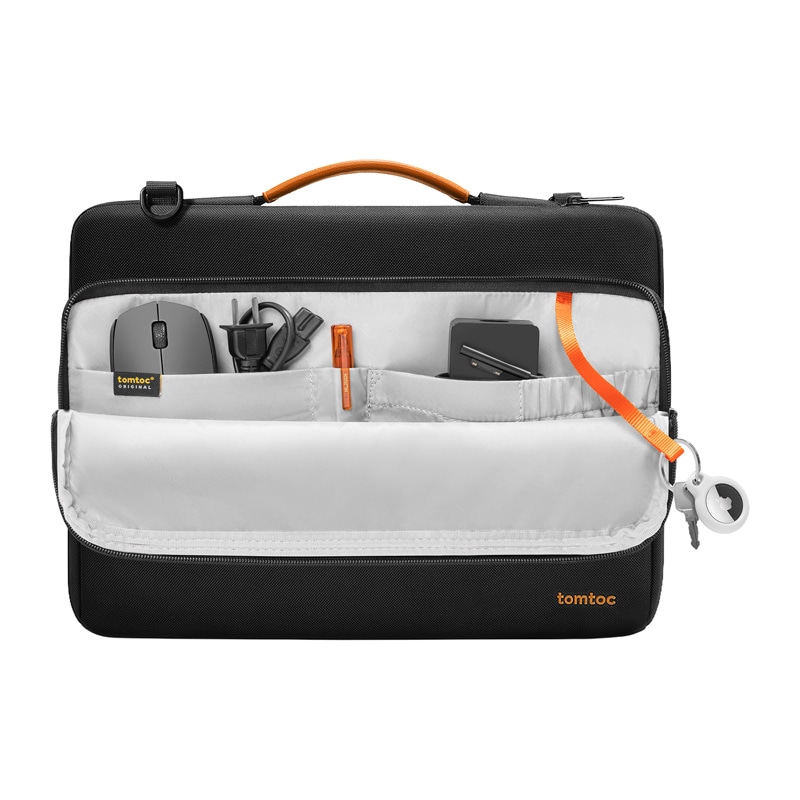 TOMTOC Defender-A40 kannettava olkalaukku 16" (musta)
