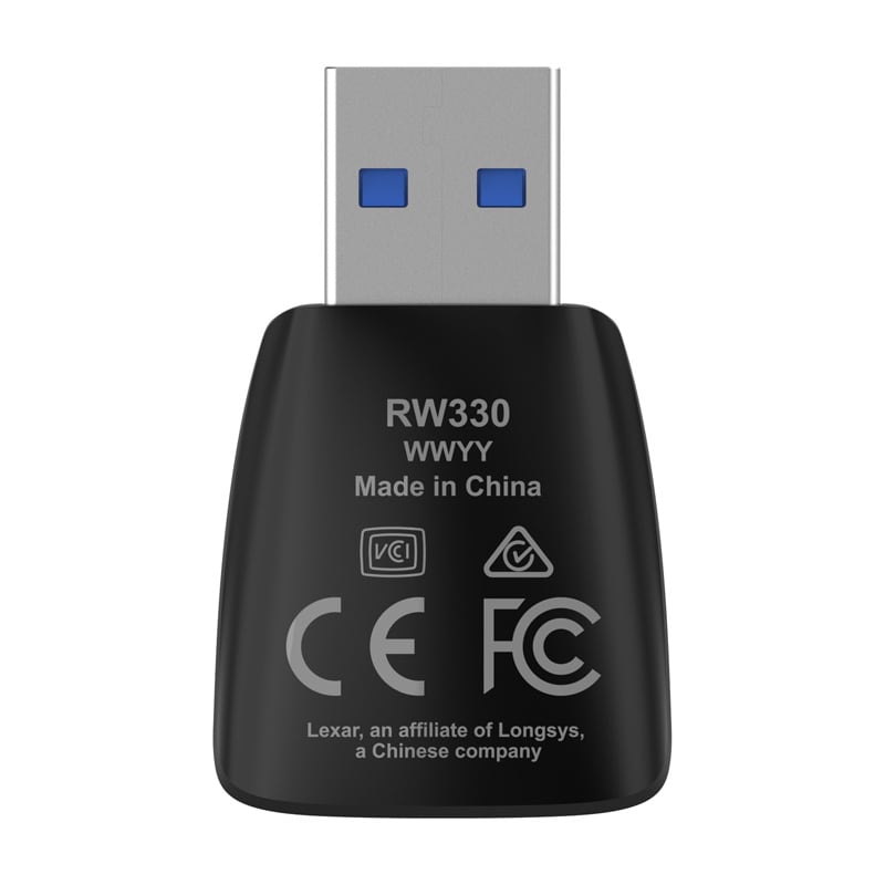 Lexar RW330U USB 3.2 micro SD, UHS-I muistikortinlukija