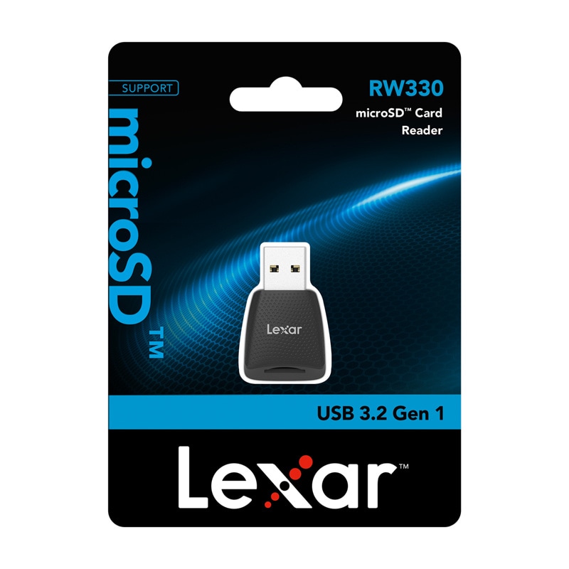 Lexar RW330U USB 3.2 micro SD, UHS-I muistikortinlukija
