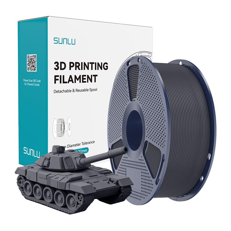 Sunlu PLA+ High-Speed filamentti, harmaa