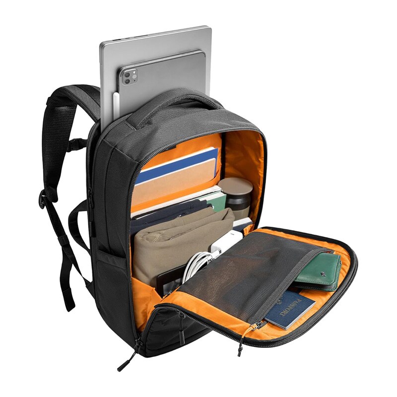 TOMTOC TechPack-T73 X-pac 15.6''/30L kannettava tietokone reppu (musta)