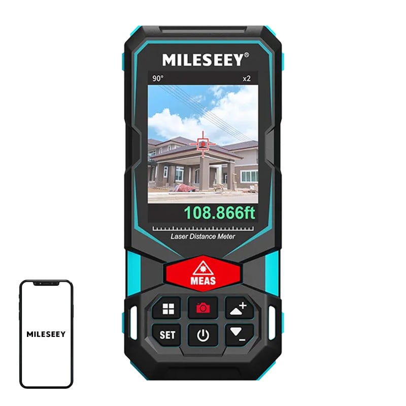 Mileseey S7 Laser etäisyysmittari 100m kameralla varustettuna