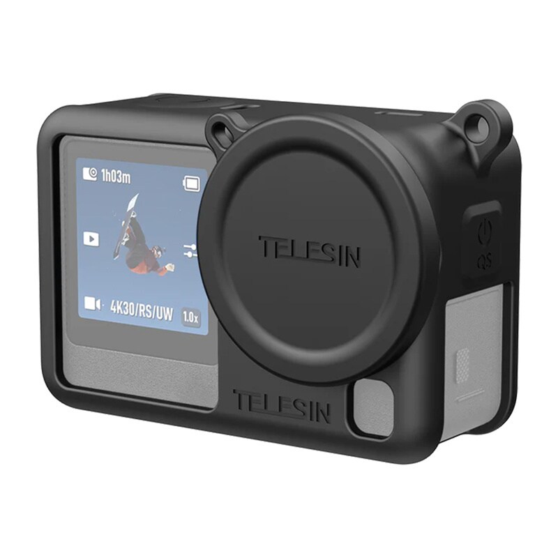 Telesin Silikoni suojakotelo DJI Osmo Action 6:lle (musta)