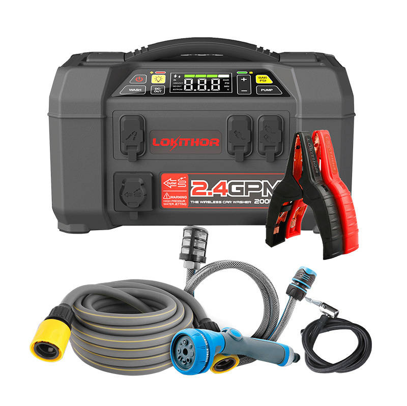 Lokithor AW401 käynnistysapulaite/tehostin 2500 A + varavirtalähde 20000 mAh – 5-in-1-laite