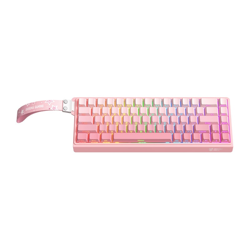 ONIKUMA G69 -näppäimistö (vaaleanpunainen) (QWERTY)