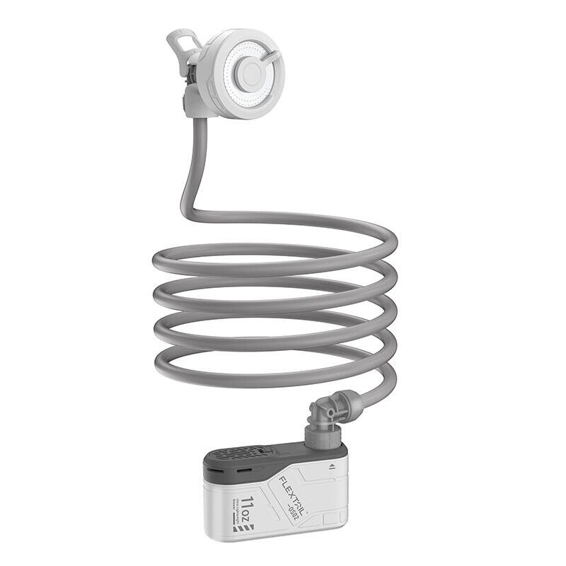 Flextail Max Shower -kannettava suihku pumpulla (valkoinen)