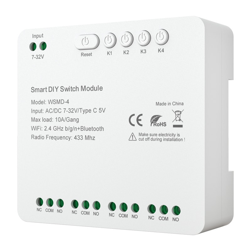 Tee-se-itse Avatto WSMD-4 32 V älykytkinmoduuli