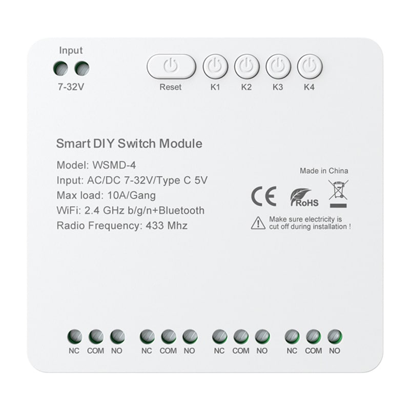 Tee-se-itse Avatto WSMD-4 32 V älykytkinmoduuli