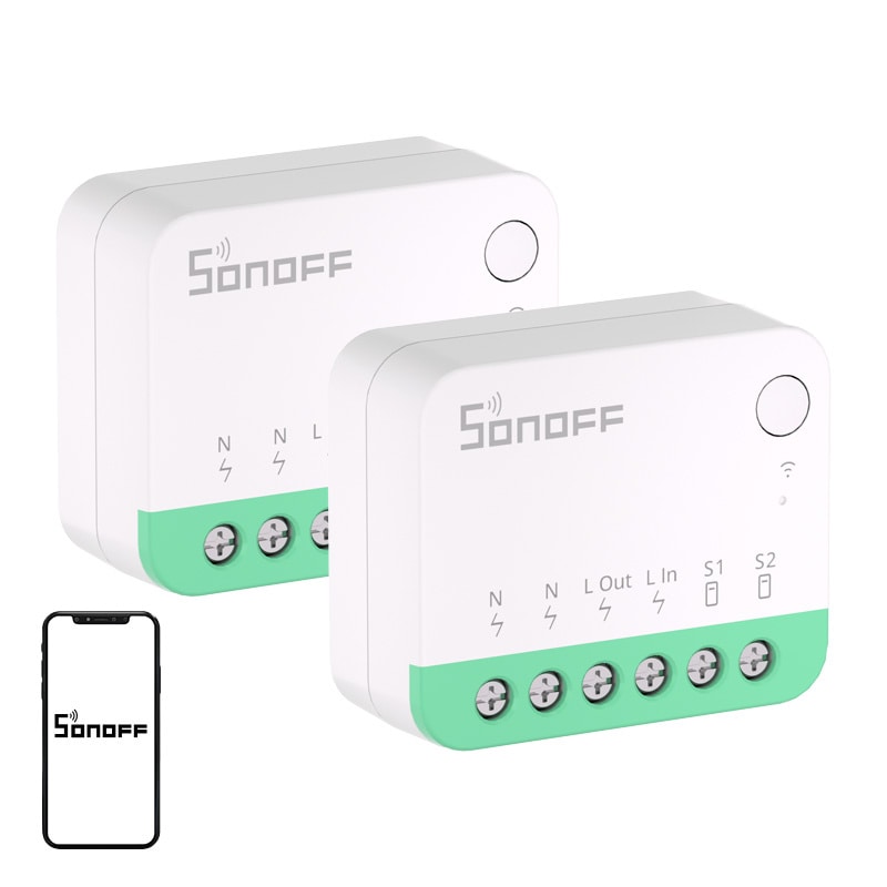 Sonoff MINIR4M (Extreme) Matter-kytkin, 2 kpl:n pakkaus