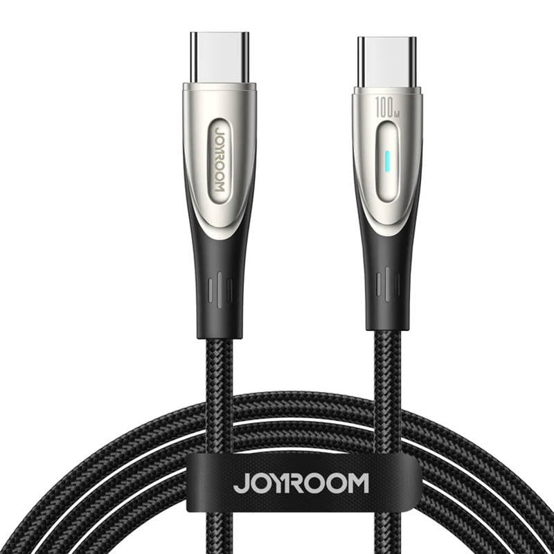 Cable Star-Light USB-C – USB-C -kaapeli SA27-CC5 / 100 W / 1,2 m (musta)