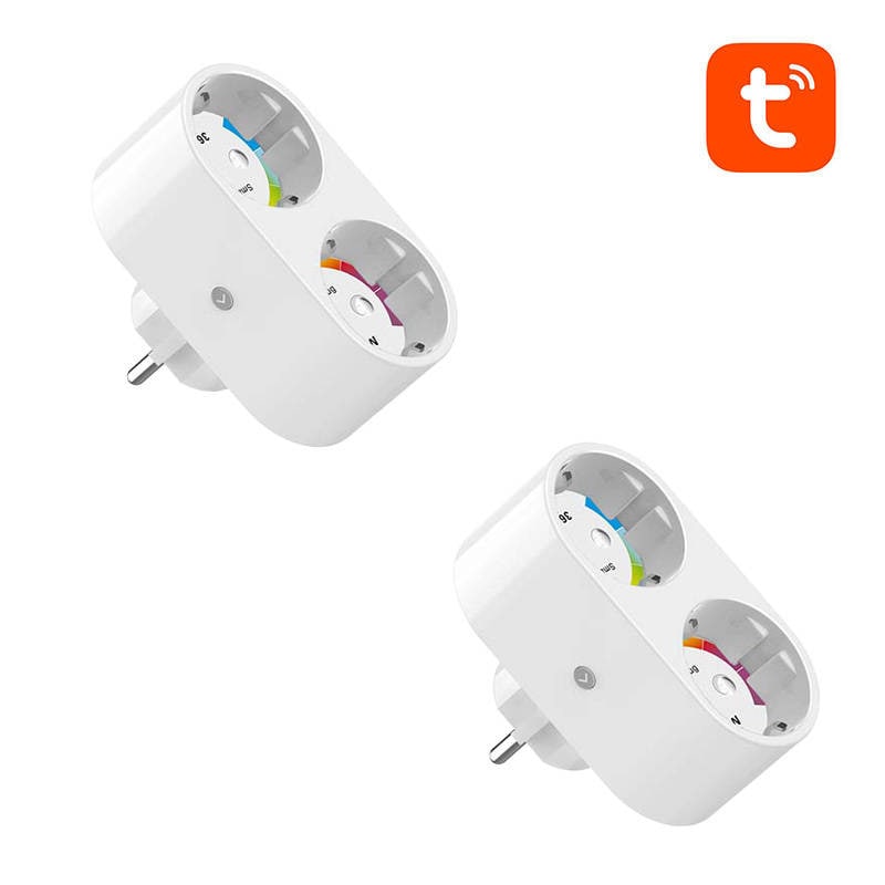 Gosund SP211 -kaksois-älypistoke (2 kpl) 3500 W, Tuya